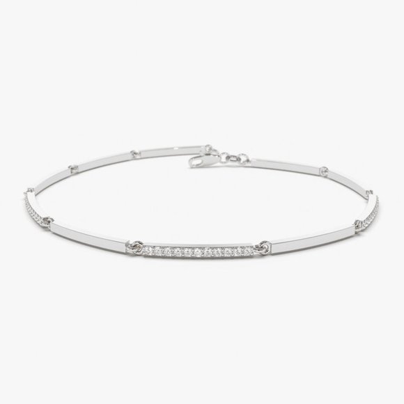Penelope's Charoite Diamond Bracelet